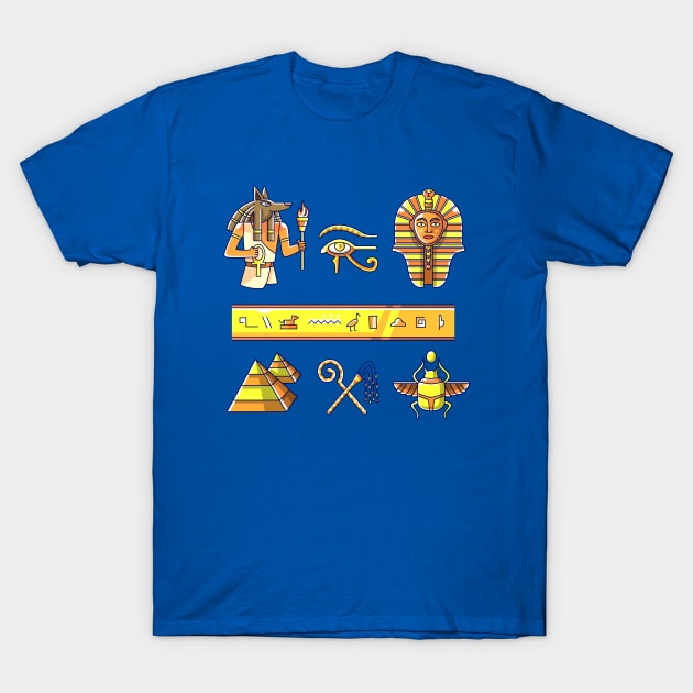 Egyptian Symbol T-Shirt by Mako Design 